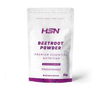 HSN Remolacha Roja en Polvo 1Kg | 100% Raíz de Remolacha (Beta vulgaris) | Beetroot Powder Natural para Smoothies, Zumos y Recetas | Vegano, Sin Gluten, Sin Aditivos, No-GMO | No Incluye Dosificador