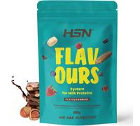 Saborizante para Proteínas Lácteas de HSN | Sabor Chocolate y Avellanas 200 g = 66 Tomas Por Envase | Para la Dieta Keto y Vegana | Extremadamente Bajo en calorías y azúcar | No-GMO, Sin Gluten