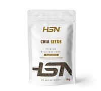 HSN Semillas de Chía (Salvia hispanica) | 1Kg | 100% Natural 0% Añadidos | Sin Procesamiento | No Incluye Dosificador | No-GMO, Vegano, Sin Gluten