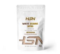 HSN Semillas de Sésamo Blanco Peladas | 1000g | 100% Natural 0% Añadidos | Sin Freír ni Tostar | No Incluye Dosificador | No-GMO, Vegano, Sin Gluten
