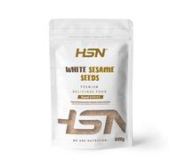 HSN Semillas de Sésamo Blanco Peladas | 500g | 100% Natural 0% Añadidos | Sin Freír ni Tostar | No Incluye Dosificador | No-GMO, Vegano, Sin Gluten