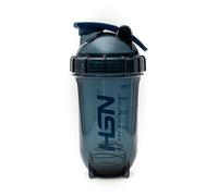 HSN Shaker Rocket We Are Nutrition! Libre de BPA | 500ml | Azul Oscuro | Vaso Mezclador con Bola Mezcladora | Cierre Hermético y Tapón Anti-Fugas | Sin Olores | Fácil Limpieza