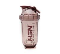 HSN Shaker Rocket We Are Nutrition! Libre de BPA | 500ml | Marrón | Vaso Mezclador con Bola Mezcladora | Cierre Hermético y Tapón Anti-Fugas | Sin Olores | Fácil Limpieza