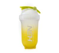 HSN Shaker Rocket We Are Nutrition! Libre de BPA | 500ml | Transparente Amarillo | Vaso Mezclador con Bola Mezcladora | Cierre Hermético y Tapón Anti-Fugas | Sin Olores | Fácil Limpieza