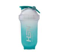 HSN Shaker Rocket We Are Nutrition! Libre de BPA | 500ml | Transparente Azul | Vaso Mezclador con Bola Mezcladora | Cierre Hermético y Tapón Anti-Fugas | Sin Olores | Fácil Limpieza