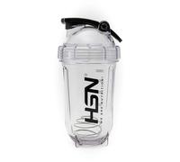 HSN Shaker Rocket We Are Nutrition! Libre de BPA | 500ml | Transparente | Vaso Mezclador con Bola Mezcladora | Cierre Hermético y Tapón Anti-Fugas | Sin Olores | Fácil Limpieza
