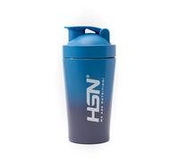 HSN Shaker We Are Nutrition! Acero Inoxidable | 500ml | Azul | Vaso Mezclador con Óptimo Sistema de Mezclado en la Tapa (BPA Free) | Cierre Anti-Fugas | Sin Olores | Fácil Limpieza