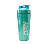 HSN Shaker We Are Nutrition! Acero Inoxidable | 739ml | Azul Metalizado | Vaso Mezclador con Óptimo Sistema de Mezclado en la Tapa (BPA Free) | Cierre Anti-Fugas | Sin Olores | Fácil Limpieza