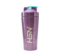 HSN Shaker We Are Nutrition! Acero Inoxidable | 739ml | Morado Metalizado | Vaso Mezclador con Óptimo Sistema de Mezclado en la Tapa (BPA Free) | Cierre Anti-Fugas | Sin Olores | Fácil Limpieza
