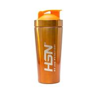 HSN Shaker We Are Nutrition! Acero Inoxidable | 739ml | Naranja Metalizado | Vaso Mezclador con Óptimo Sistema de Mezclado en la Tapa (BPA Free) | Cierre Anti-Fugas | Sin Olores | Fácil Limpieza