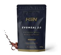HSN Sustitutivo de Comidas Evomeal 2.0 | Chocolate 500g | Proteína Whey + Harina de Arroz + Vitaminas + Minerales + Omega 3 y 6 | No Contiene Dosificador | No-GMO, Sin Gluten y Vegetariano