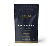 HSN Tortitas Proteicas Evocakes 2.0 | Sabor Neutro 1Kg = 10 Pancakes de Avena con Whey Protein | Fáciles y Rápidas de Hacer Bajas en Azúcar | No Incluye Dosificador | No-GMO, Vegetariano