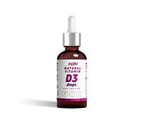 HSN Vitamina D3 Líquida - 30ml | 1000 UI por Gota. Tapón Dosificador. Forma Colecalciferol. Apto para Vegetarianos. Sin Edulcorantes. Sin Gluten