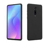 HSP Funda Negra Compatible con Xiaomi Mi 9T / 9T Pro | Carcasa Protectora de TPU (Silicona) Premium | Resistente a los arañazos Antigolpes | Superficie Mate | Adjuste, Cover Flexible