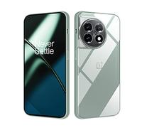 HSP Funda para OnePlus 11 5G [Resistente al Polvo] Carcasa Protectora Silicona TPU | Anti-arañazos Antigolpes Anti-Choques | Protección de cámara | Suave Blanda Delgada Case | Transparente