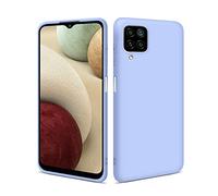 HSP Funda para Samsung Galaxy A12 / M12 [resistente al polvo] Carcasa protectora silicona TPU | Anti-arañazos Antigolpes Anti-Choques | Protección de cámara | Suave Blanda Delgada Case | Azul claro