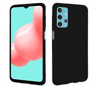 HSP Funda para Samsung Galaxy A32 5G [resistente al polvo] Carcasa protectora silicona TPU | Anti-arañazos Antigolpes Anti-Choques | Protección de cámara | Suave Blanda Delgada Case | Negro