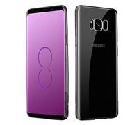 HSP Funda para Samsung Galaxy S8+ [resistente al polvo] Carcasa protectora silicona TPU | Anti-arañazos Antigolpes Anti-Choques | Protección de cámara | Suave Blanda Delgada Case | Transparente