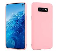 HSP Funda Rosa Compatible con Samsung Galaxy S10e | Carcasa Protectora de TPU (Silicona) Premium | para Carga inductiva | Resistente a los arañazos Antigolpes | Superficie Mate | Cover Flexible