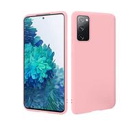 HSP Funda rosa compatible con Samsung Galaxy S20 FE | Carcasa Protectora de TPU (silicona) premium | Para carga inductiva | Resistente a los arañazos Antigolpes | Superficie mate | Cover flexible