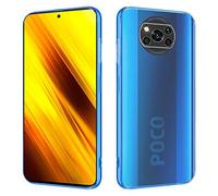 HSP Funda transparente compatible con Xiaomi Poco X3 NFC | Carcasa Protectora de TPU (silicona) premium | Resistente a los arañazos Antigolpes | Caja del teléfono Microdot | Suave y a medida
