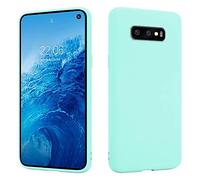 HSP Funda Turquesa Compatible con Samsung Galaxy S10e | Carcasa Protectora de TPU (Silicona) Premium | para Carga inductiva | Resistente a los arañazos Antigolpes | Superficie Mate | Cover Flexible