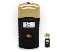 HSPT Medidor de Humedad para Tabaco - Sensor Digital Portátil con Pantalla LCD, Termómetro y Pilas Incluidas - Accesorio Ideal para Maquina Eléctricas de Liar y Entubar Cigarrillos