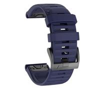 HSPTR Correa de reloj de 26 mm para Garmin Fenix 7X Pro/Fenix 7X/Fenix 6X/Fenix 6X Pro/Fenix 5X/Fenix 3, correa de silicona suave de ajuste rápido de 26 mm para Garmin Descent Mk3i 51 mm/E