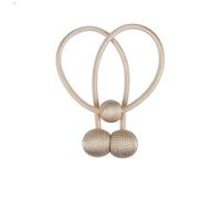 HSQPMGPRJ 1/2 Piezas de Abrazaderas magnéticas for Cortinas, Decorativas, con Hebilla Bola, Accesorios decoración for el hogar(12267 Dark Beige,2Pcs)