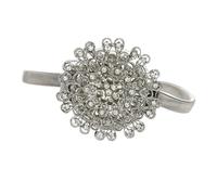 HSQPMGPRJ 1 Abrazadera magnética Fuerte for Cortina con Forma de Flor, Hebilla for Cortinas, Clip for mosquitera, Accesorios for habitación, Sujetadores Rideaux(Silver 2)