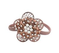 HSQPMGPRJ 1 Hebilla magnética for Cortina de 7,5 cm con diseño Flores, Ideal for decoración del hogar(Red)