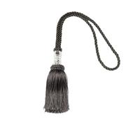 HSQPMGPRJ 2 Piezas de borlas Cuentas for Sujetar Cortinas, Cuerda for, decoración Ventanas del hogar, Accesorios for habitación(Charcoal)