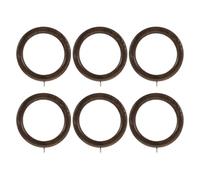 HSQPMGPRJ 6 Piezas de Ganchos Anillo for Cortina, Anillos Madera for Cortinas, Accesorios decoración for el hogar, Colgador Circular Decorativo