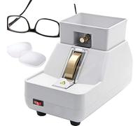 HSRG Amoladora De Lentes, Biseladora Manual De Lentes Ópticas, Pulidora Manual De Lentes con Ranura En V Extraíble, Amoladora De Anteojos, Equipo De Procesamiento De Anteojos, para Resina, Vidrio, PC