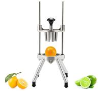 HSRG Cortador De Frutas Comercial En Gajos, Cortador De Rodajas De Limón Y Lima, Hoja De Acero Inoxidable, Herramienta Cortar Frutas Y Verduras, para Papas, Tomates, Cebollas