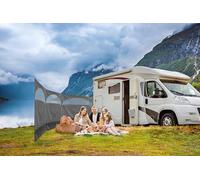 HSS Bloqueador cortavientos 150 x 500 cm Camping Caravaning Garden Beach Green Wind Break (gris pizarra)