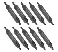 HSS Centre Drill Metal Set, 10er Set Centre Drill Bit, 3 mm HSS Bohrer, 50 mm de longitud, broca de centrado para taladros de pie, fresadoras y centros de maquinaria