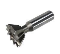 HSS Cortador de cola de doblete 45 55 60 grados 8 mm 16 mm 25 mm Dovetail End Mill Steel(20mm,HSS 45 Degree)