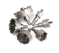 HSS Hole Saw Set, 4EVERHOPE 6 piezas/juego Broca para cortar dientes Carbide Tip TCT Core Herramienta de corte para metales Agujero abridor, 22-65 mm