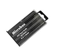 HSS Mini Micro Taladro,20 PCS 0.3mm-1.6mm Torcedura Brocas de Taladro Kit Helicoidales de Acero de Alta Velocidad Micro Taladro Jueg para Fabricación de Modelos