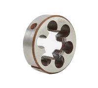 HSS Pipe Threads Round Dies BSP Taps & Die 1/8 1/4 3/8 1/2 3/4 HSS High Speed Steel Pipe Thread BSP Round Die Hand Tools Tap Die