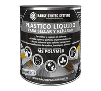 HSS Plástico líquido TRANSPARENTE 250g Impermeabilizante, Sellador Impermeable, Sellador fugas agua, para Azulejos, Paredes, polímero MS, resistente a los rayos UV y a la intemperie