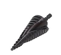 HSS Spiral Groove Pago HEXER HEX HEX Vango Herramienta Duración dual Groove Limpieza suave Resistente Pediendo resbalón para metal negro (15 pasos (4-32 mm))