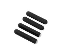 HSSDTECH 4 patas de goma para portátiles ASUS VivoBook 14X K3405 K3405VC K3405VF K3405VA - Almohadillas de goma negras (2 gruesas, 2 finas)
