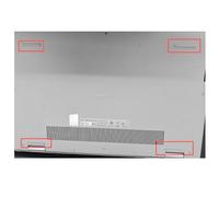 HSSDTECH 4pcs Pies de Goma Recambio para DELL Inspiron 3510 3511 3515 3520 3521 3525, Vostro 3510 3515 3520 3525 Grey Rubber Feet Pad (2 Thick, 2 Thin)