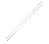 HSSDTECH Alfombrilla para ordenador portátil HP 470 G8 G9 G10 M51627-001 | Plata 2 piezas(35.5*0.5*0.2)