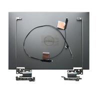 HSSDTECH Antena WiFi para HH2FY Genuine dell Inspiron 13 5368 5378 Cable Flat Flex Antena WiFi Carcasa LCD Trasera con Bisagra + Antena
