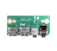 HSSDTECH Carga USB Tarjeta Jack Dock Port Socket para ASUS N53 N53J N53JN N53JF N53JQ N53JL Tarjeta secundaria USB Módulo USB auxiliar