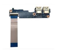 HSSDTECH Carga USB Tarjeta Jack Dock Port Socket para HP 15-CS 15-CW Tarjeta secundaria USB Módulo USB con Cable Flexible Incluido