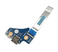 HSSDTECH Carga USB Tarjeta Jack Dock Port Socket para Lenovo Legion Y540-15IRH 81RJ 5C50V13891 NS-C226 Tarjeta secundaria USB Módulo USB Auxiliar Módulo USB con Cable Flexible Incluido
